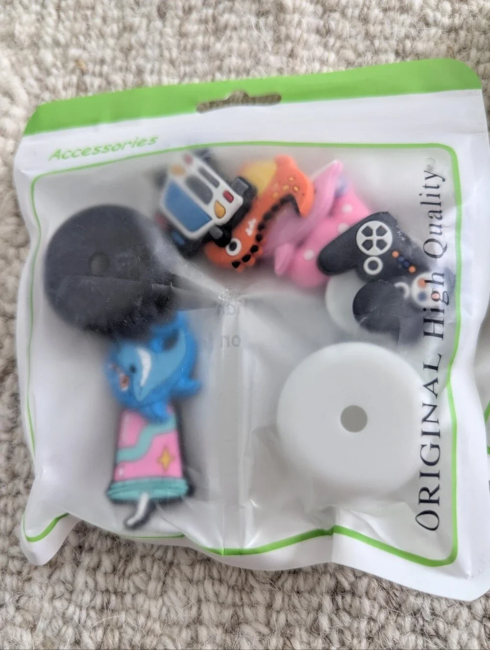Apple AirTag Two Pack with Colorful Silicone Charms and Strap Holders For Kids